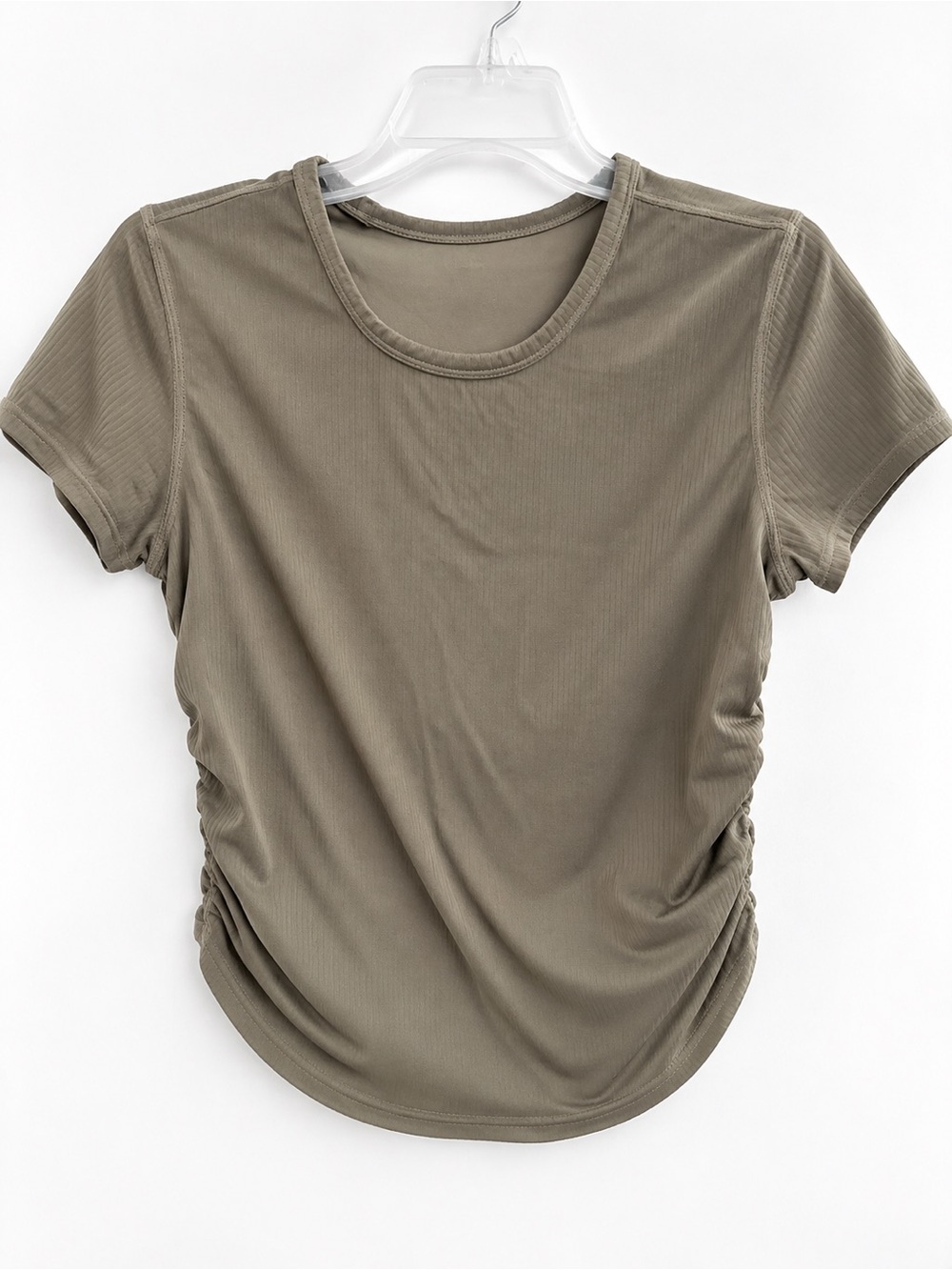 Older Lululemon Women’s Ruched Side Short Sleeve Athletic Top Size Small